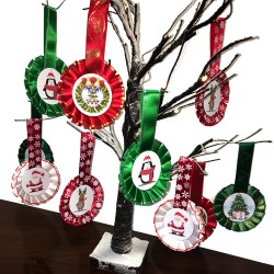 Christmas Tree Decorations (Pack of 5)