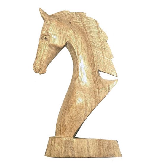 Hand Carved Wood Horse - Small
