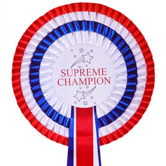 Extra Large Supreme Champion Rosette