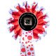 Personalised 2 Tier Dotty Rosettes (6 Pack)