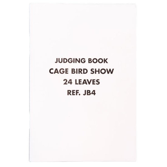 Judging Book Caged Bird Show (24 pages)